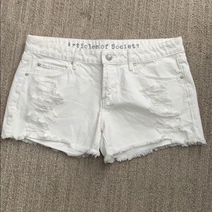🇺🇸Articles Of Society White Shorts🇺🇸